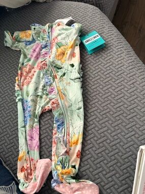 Posh Peanut Floral Footed Baby Sleeper